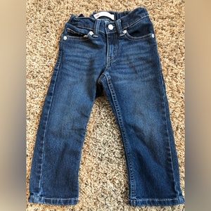 3 for $30 | Levi’s blue jeans with adjustable waistband size 2T